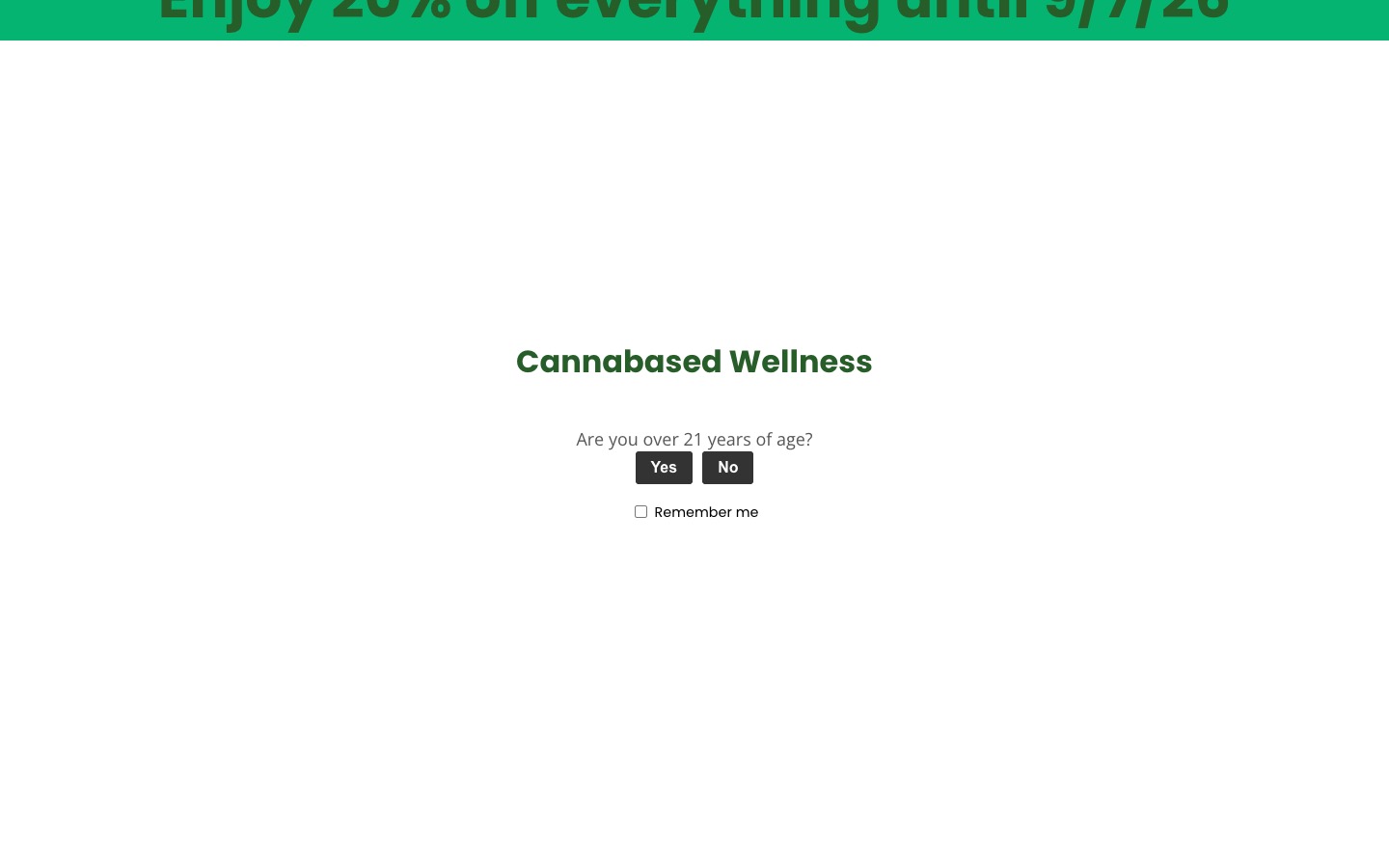 The current homepage